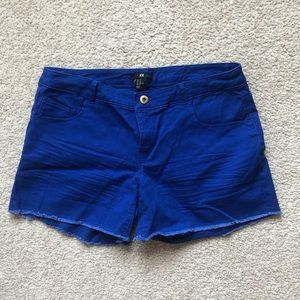 Women’s Royal Blue H&M shorts